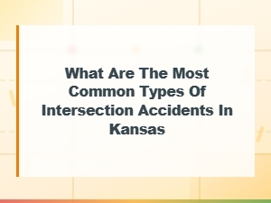 Common Intersection Accident Types in Kansas